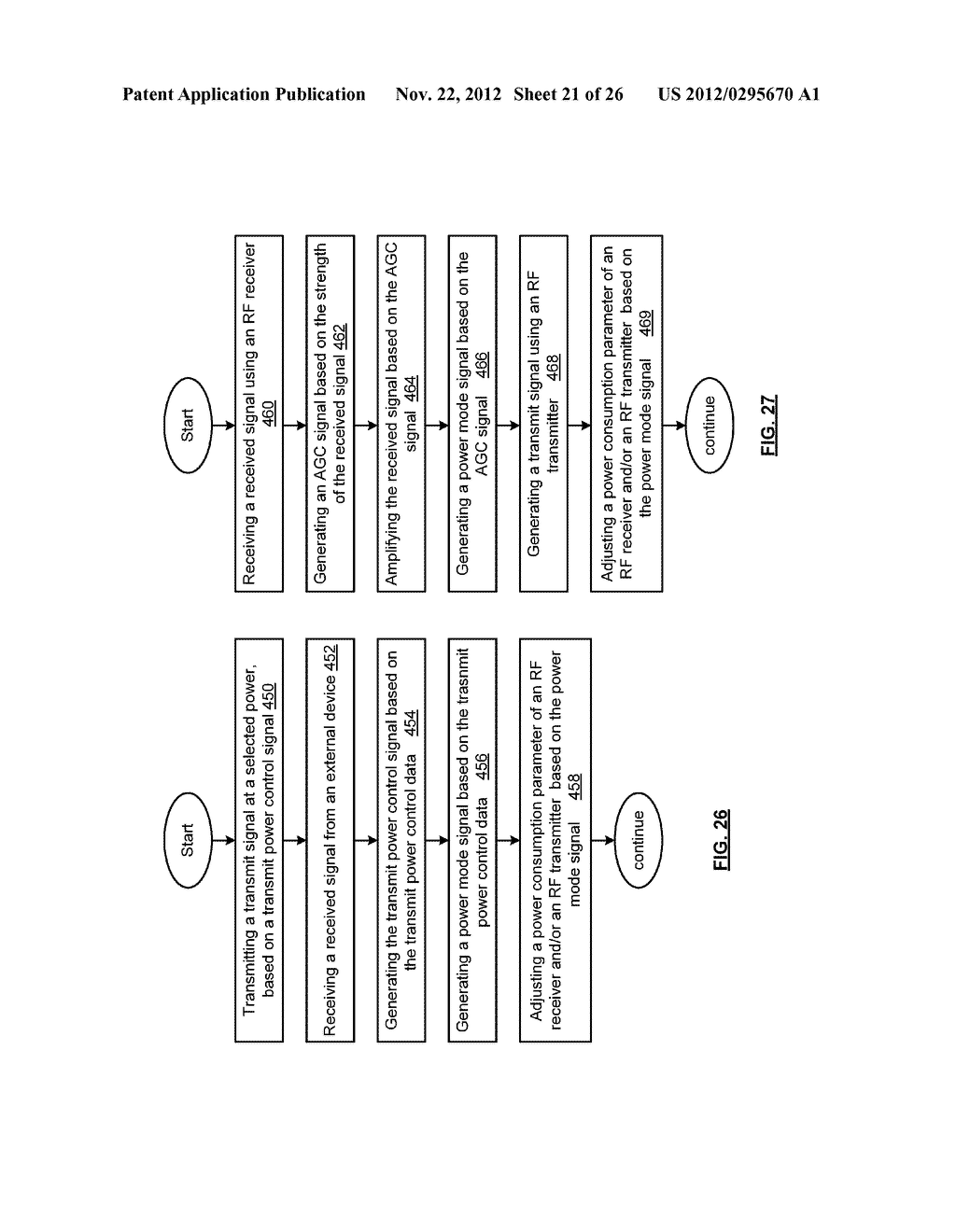 POWER CONSUMPTION MANAGEMENT IN A MIMO TRANSCEIVER AND METHOD FOR USE     THEREWITH - diagram, schematic, and image 22