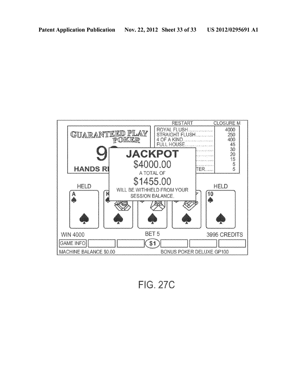 METHOD AND APPARATUS FOR FACILITATING FLAT RATE PLAY SESSIONS - diagram, schematic, and image 34