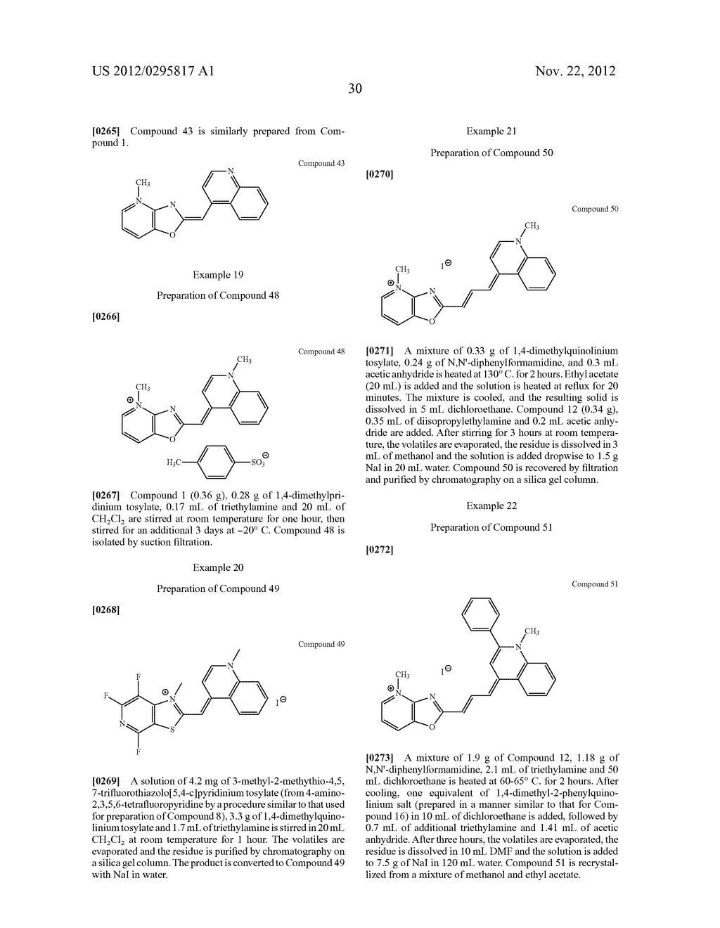 Aza-benzazolium Containing Cyanine Dyes - diagram, schematic, and image 35