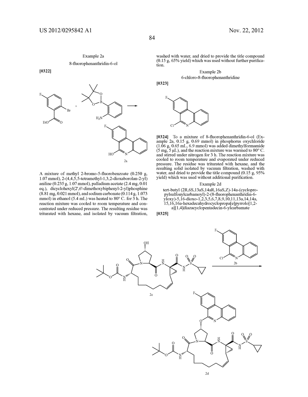 PHENANTHRIDINE MACROCYCLIC HEPATITIS C SERINE PROTEASE INHIBITORS - diagram, schematic, and image 85