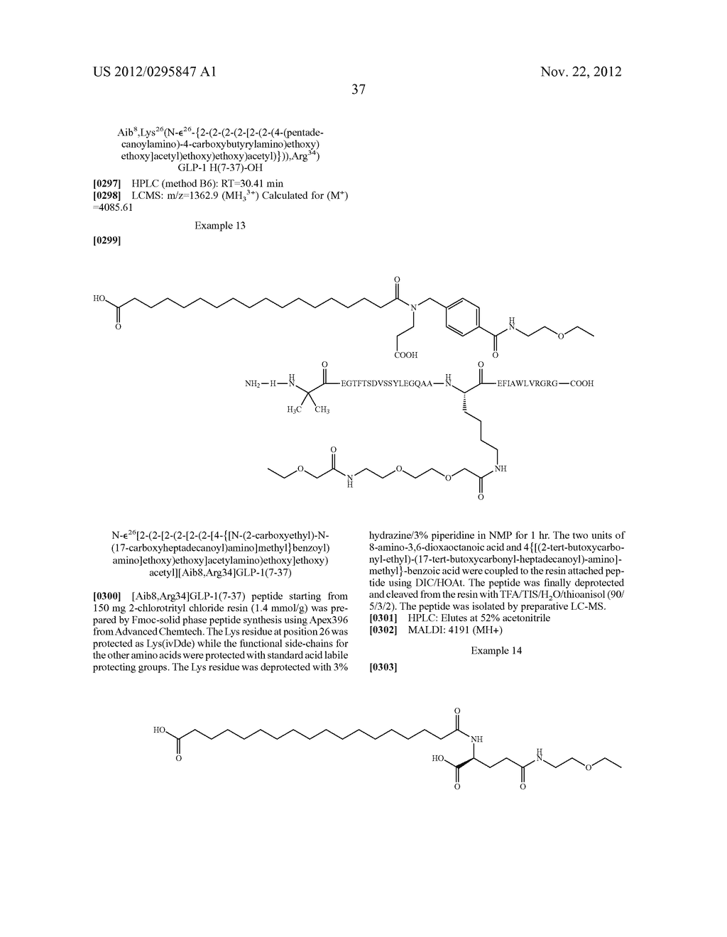 Acylated GLP-1 Compounds - diagram, schematic, and image 38