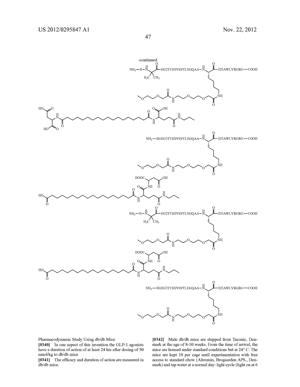 Acylated GLP-1 Compounds - diagram, schematic, and image 48