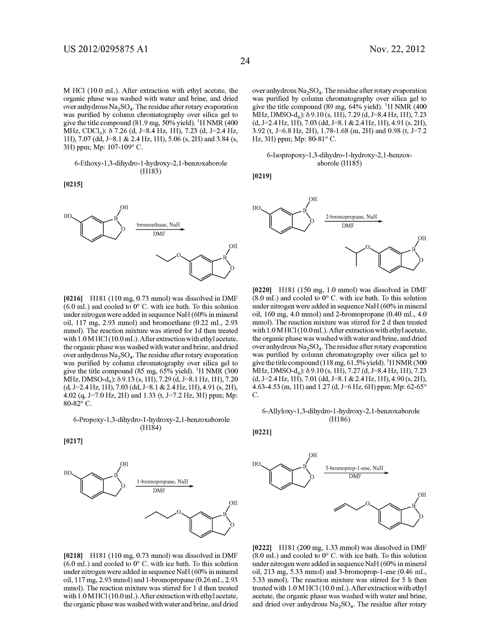 BORON-CONTAINING SMALL MOLECULES AS ANTIPROTOZOAL AGENTS - diagram, schematic, and image 27