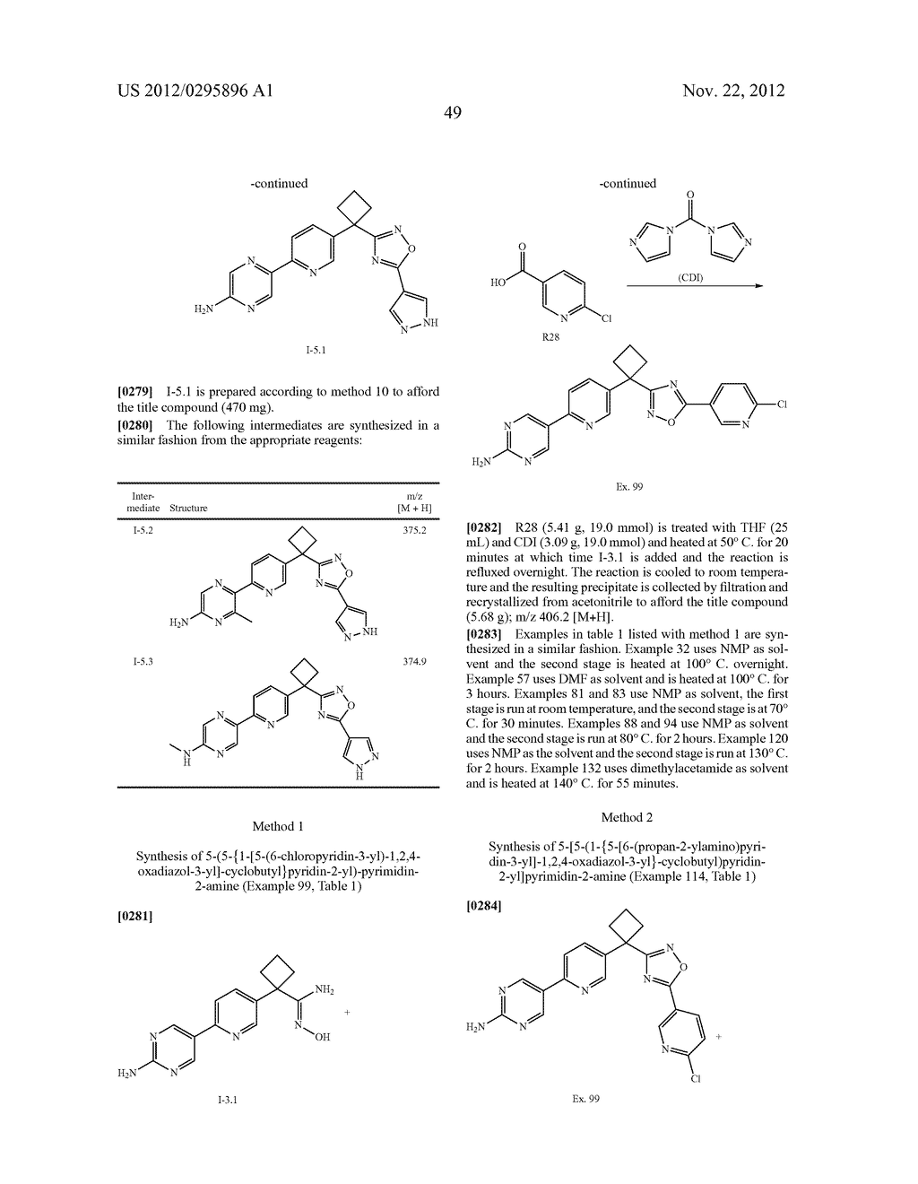 OXADIAZOLE INHIBITORS OF LEUKOTRIENE PRODUCTION - diagram, schematic, and image 50