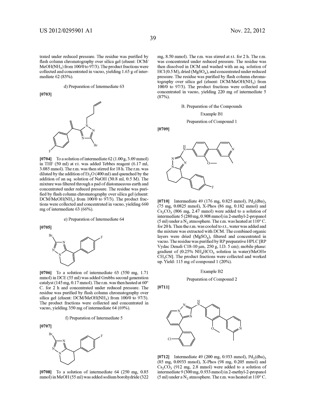 NOVEL SUBSTITUTED BICYCLIC TRIAZOLE DERIVATIVES AS GAMMA SECRETASE     MODULATORS - diagram, schematic, and image 40