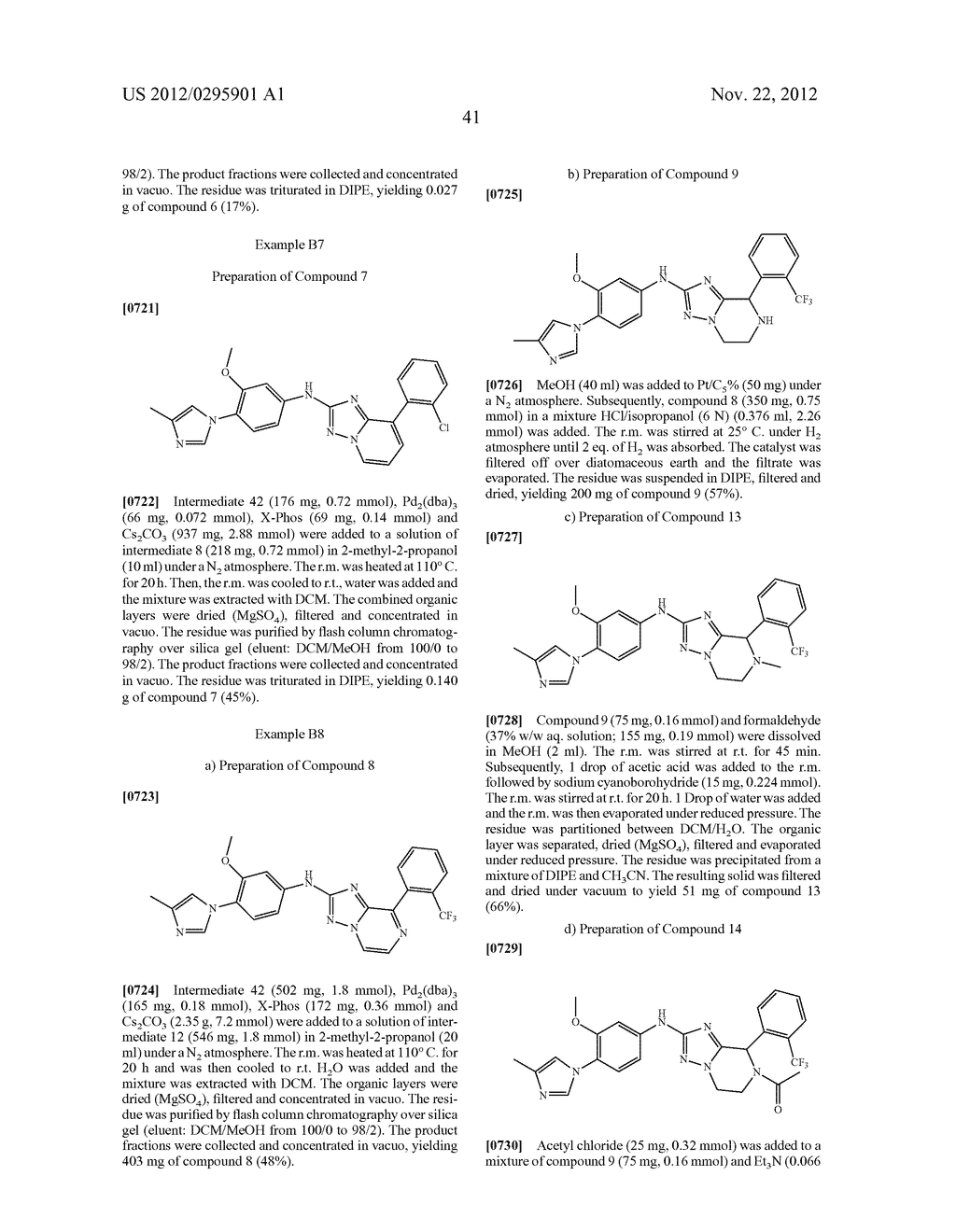 NOVEL SUBSTITUTED BICYCLIC TRIAZOLE DERIVATIVES AS GAMMA SECRETASE     MODULATORS - diagram, schematic, and image 42