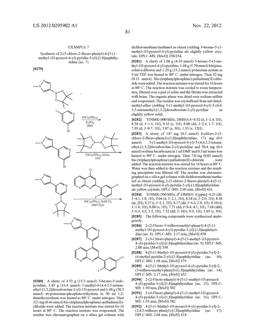 Hetaryl-[1,8]naphthyridine derivatives - diagram, schematic, and image 82