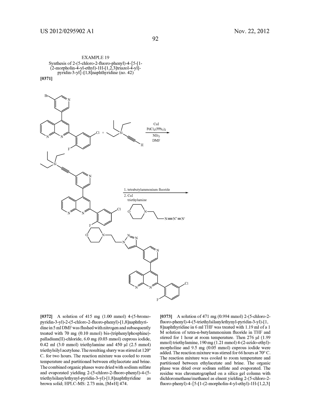 Hetaryl-[1,8]naphthyridine derivatives - diagram, schematic, and image 93
