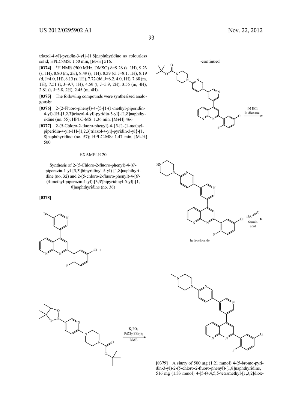 Hetaryl-[1,8]naphthyridine derivatives - diagram, schematic, and image 94