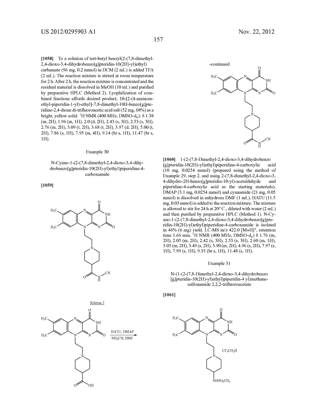 FLAVIN DERIVATIVES - diagram, schematic, and image 158