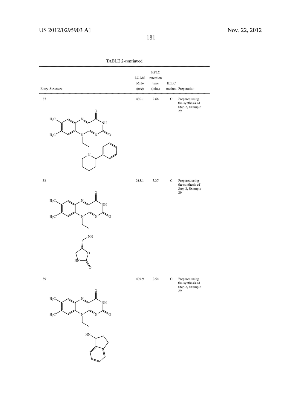 FLAVIN DERIVATIVES - diagram, schematic, and image 182