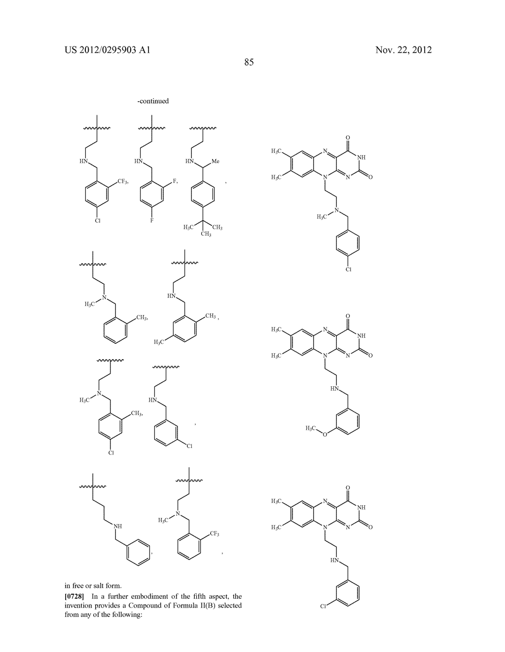 FLAVIN DERIVATIVES - diagram, schematic, and image 86