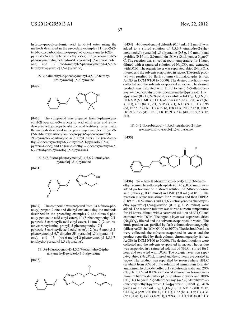 BICYCLIC PYRAZOLE COMPOUNDS AS ALLOSTERIC MODULATORS OF MGLUR5 RECEPTORS - diagram, schematic, and image 71