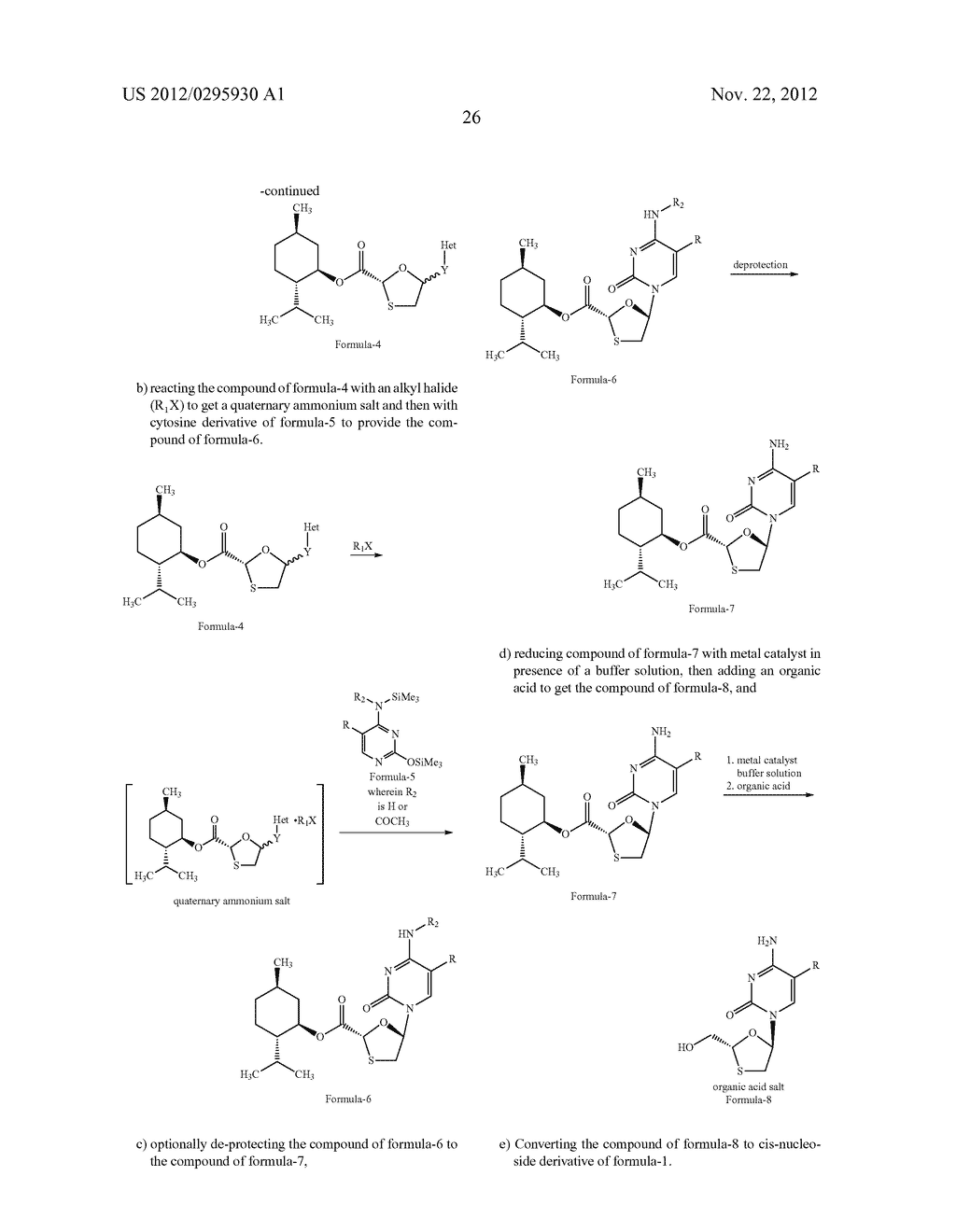 NOVEL PROCESS FOR THE PREPARATION OF CIS-NUCLEOSIDE DERIVATIVE - diagram, schematic, and image 27