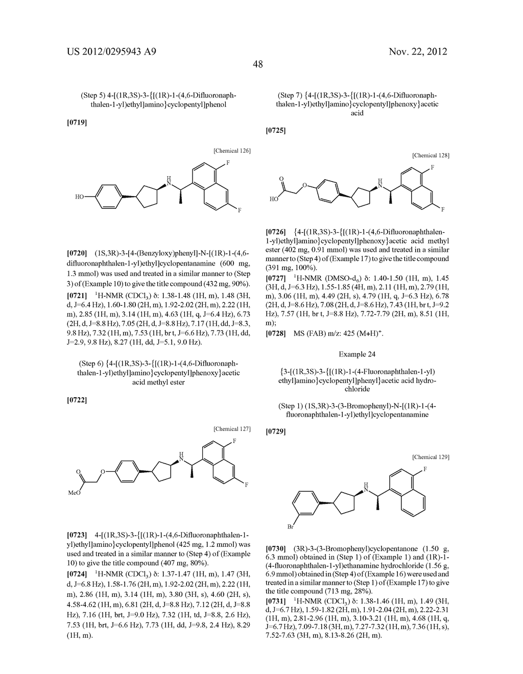 CYCLOALKYLAMINE DERIVATIVES - diagram, schematic, and image 51