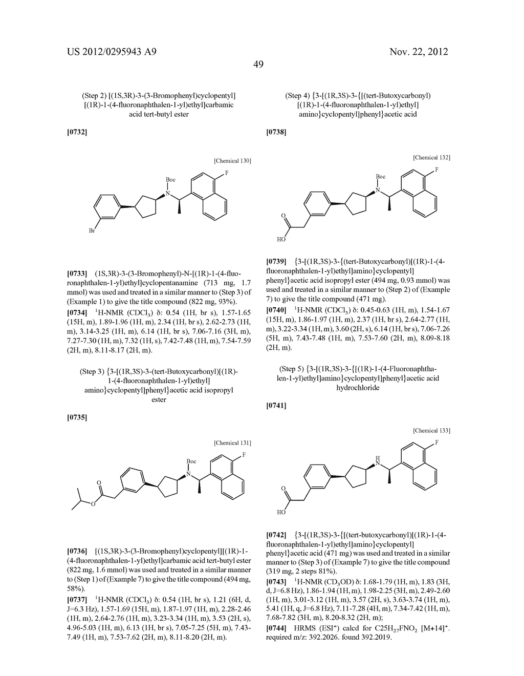 CYCLOALKYLAMINE DERIVATIVES - diagram, schematic, and image 52