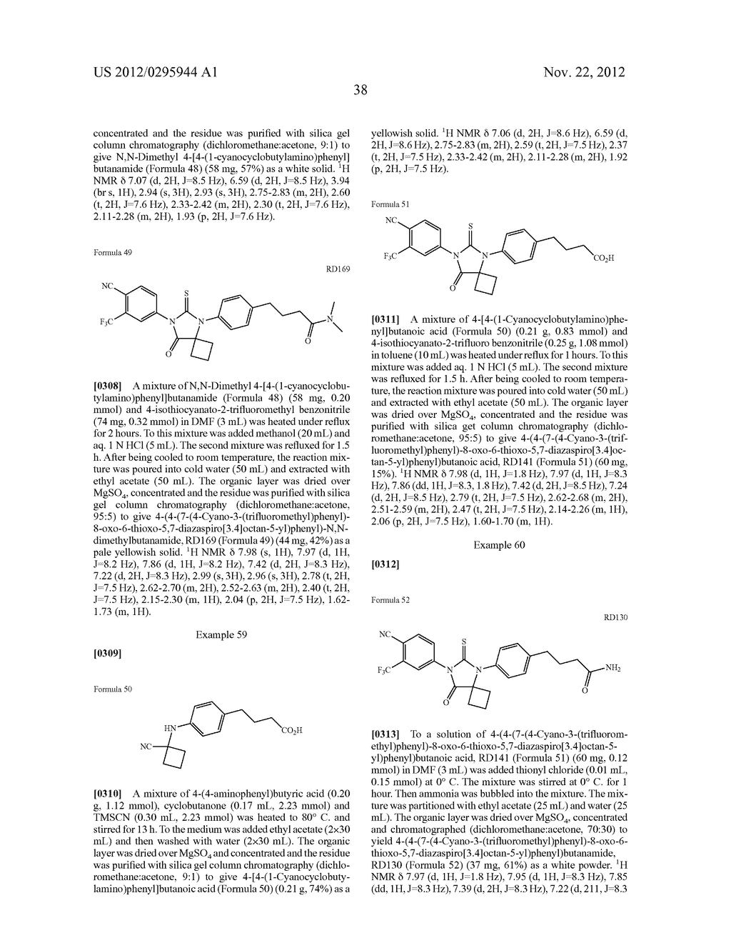 TREATMENT OF HYPERPROLIFERATIVE DISORDERS WITH DIARYLHYDANTOIN COMPOUNDS - diagram, schematic, and image 68