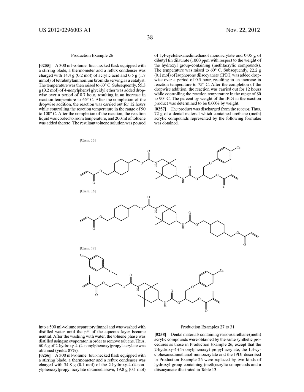 DENTAL MATERIAL, DENTAL MATERIAL COMPOSITION, DENTAL RESTORATIVE MATERIAL,     AND CURED PRODUCT - diagram, schematic, and image 55