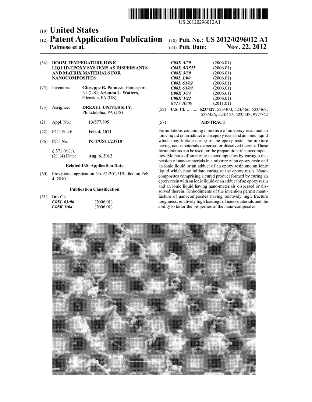 ROOM TEMPERATURE IONIC LIQUID-EPOXY SYSTEMS AS DISPERSANTS AND MATRIX     MATERIALS FOR NANOCOMPOSITES - diagram, schematic, and image 01