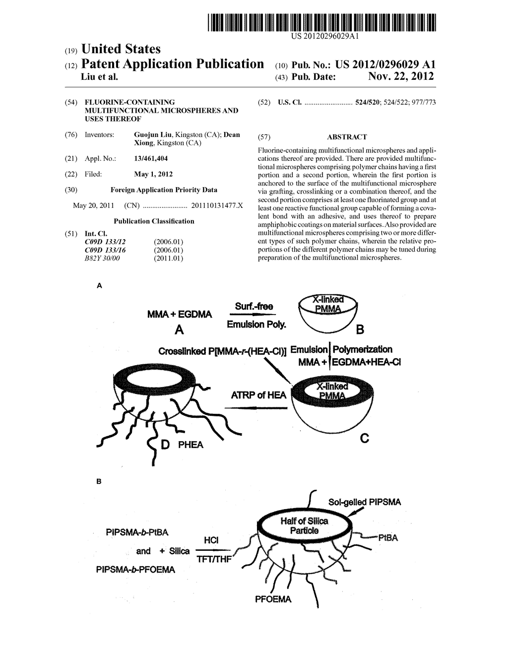 FLUORINE-CONTAINING MULTIFUNCTIONAL MICROSPHERES AND USES THEREOF - diagram, schematic, and image 01