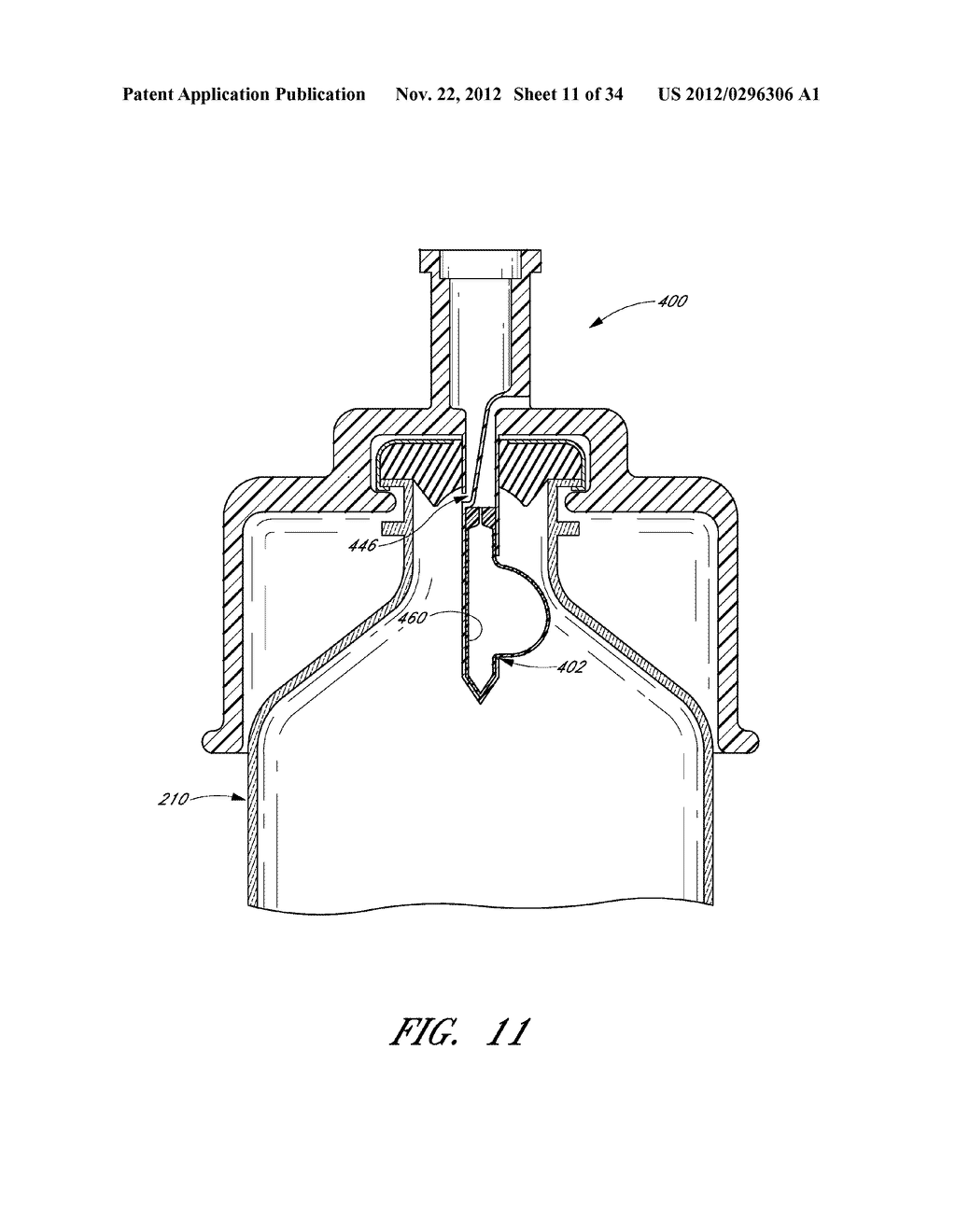 PRESSURE-REGULATING VIAL ADAPTORS AND METHODS - diagram, schematic, and image 12