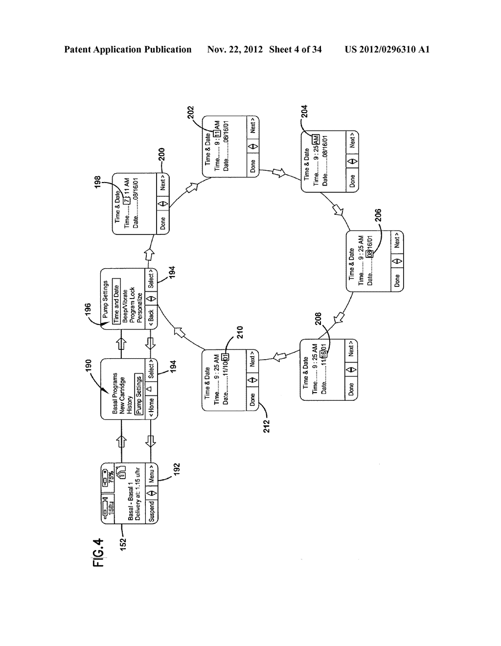 INSULIN PUMP HAVING MISSED MEAL BOLUS ALARM - diagram, schematic, and image 05