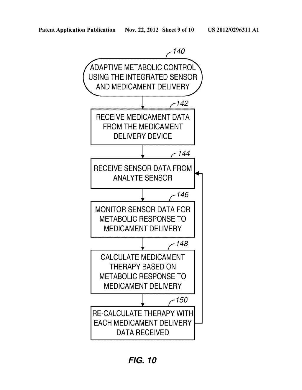 INTEGRATED DELIVERY DEVICE FOR CONTINUOUS GLUCOSE SENSOR - diagram, schematic, and image 10