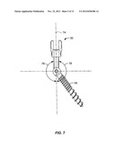 HINGED BONE SCREW WITH A TULIP BULB CONNECTOR IN A SPINAL FIXATION     ASSEMBLY diagram and image