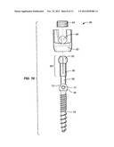 HINGED BONE SCREW WITH A TULIP BULB CONNECTOR IN A SPINAL FIXATION     ASSEMBLY diagram and image