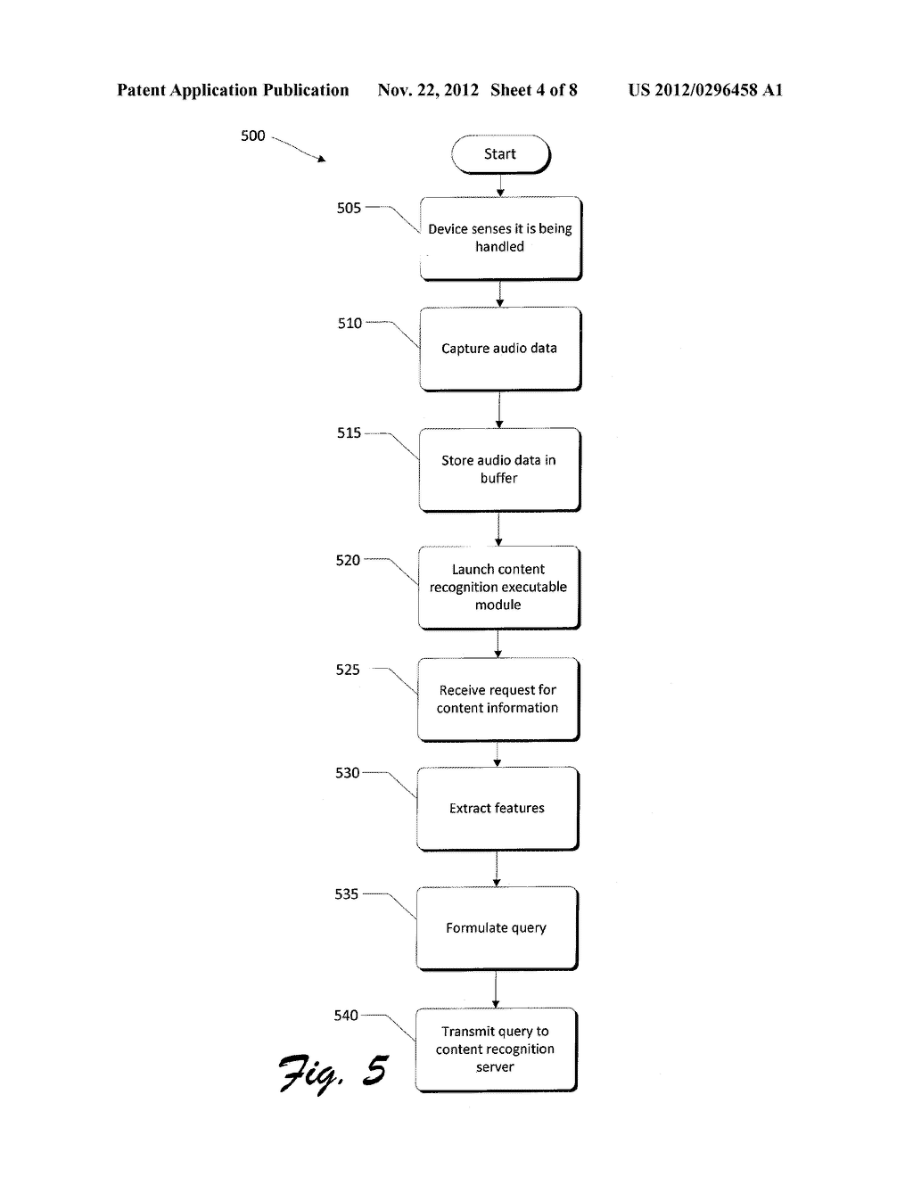 Background Audio Listening for Content Recognition - diagram, schematic, and image 05