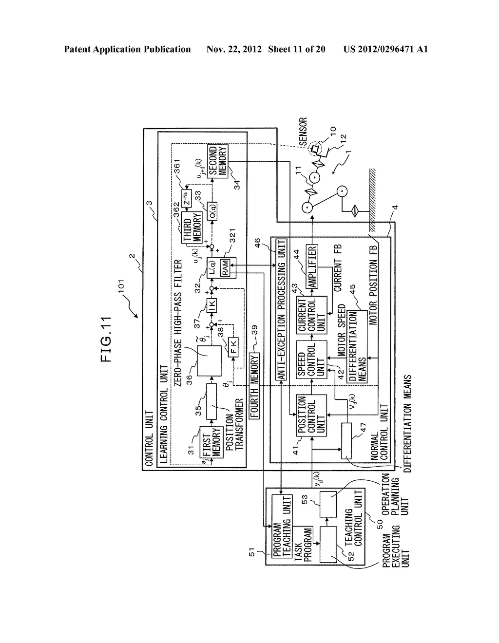 ROBOT AND SPOT WELDING ROBOT WITH LEARNING CONTROL FUNCTION - diagram, schematic, and image 12