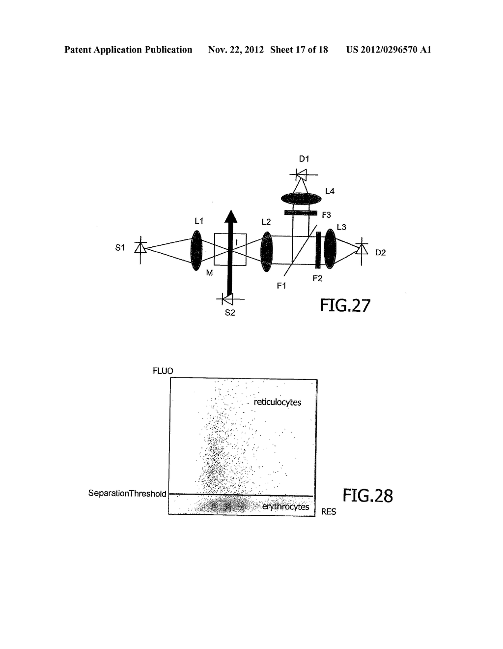 DEVICE AND METHOD FOR MULTIPARAMETER MEASUREMENTS OF MICROPARTICLES IN A     FLUID - diagram, schematic, and image 18