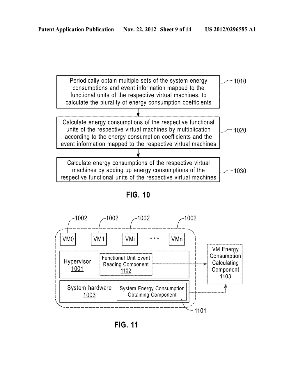 METHOD AND APPARATUS FOR ESTIMATING VIRTUAL MACHINE ENERGY CONSUMPTION - diagram, schematic, and image 10