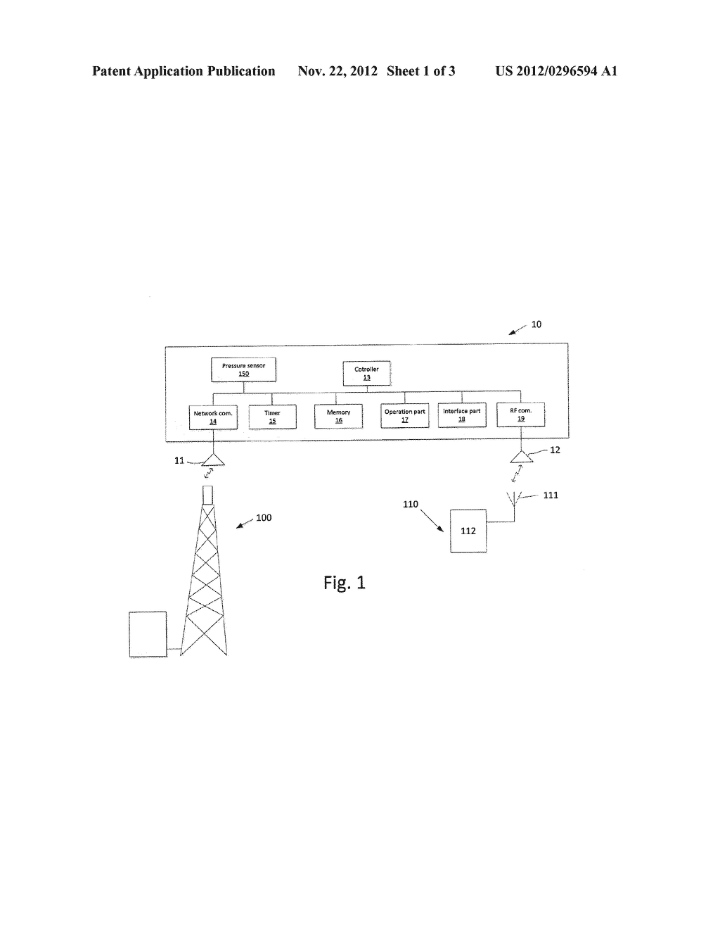 PRESSURE DETECTION ARRANGEMENT AND METHOD - diagram, schematic, and image 02