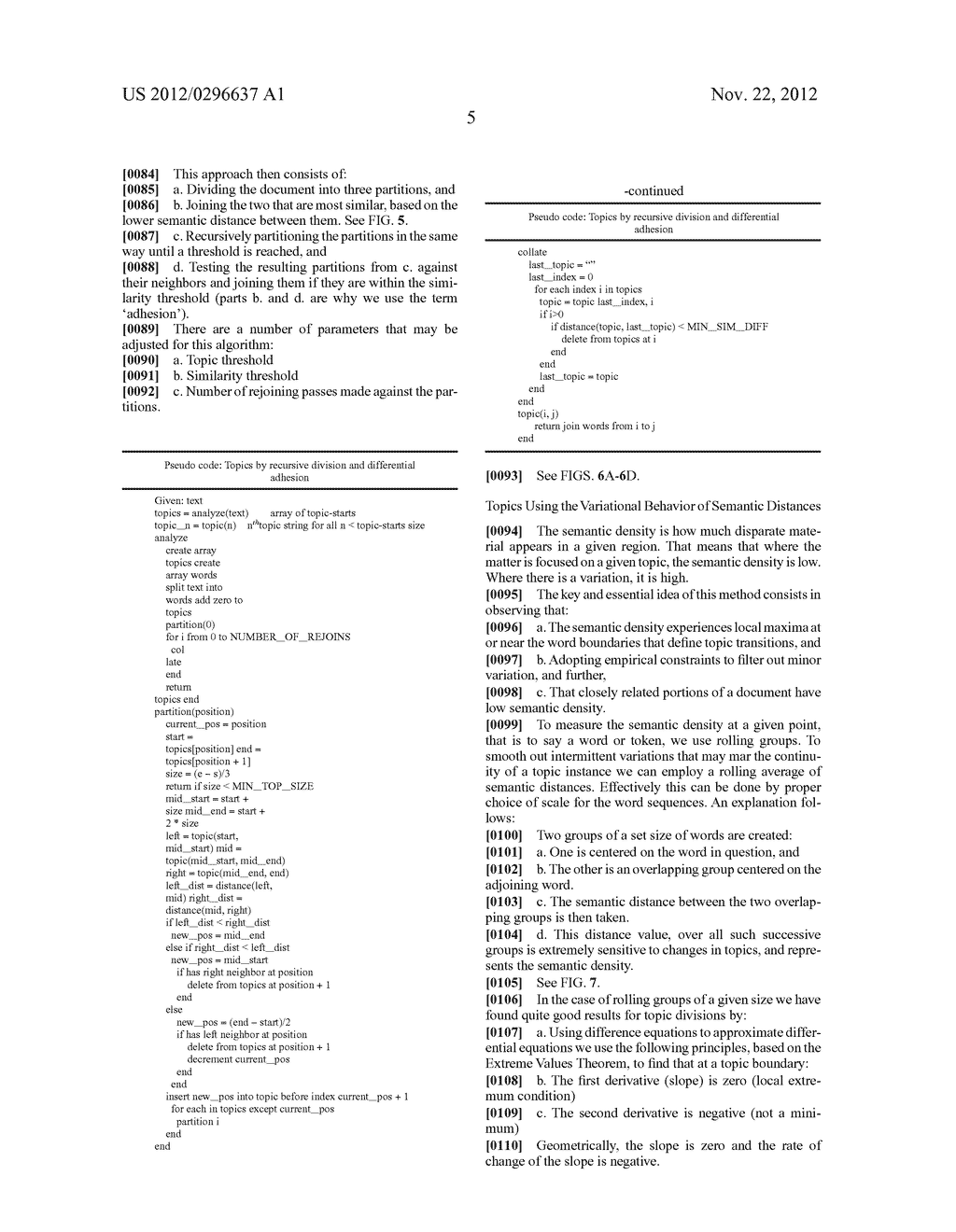 METHOD AND APPARATUS FOR CALCULATING TOPICAL CATEGORIZATION OF ELECTRONIC     DOCUMENTS IN A COLLECTION - diagram, schematic, and image 27