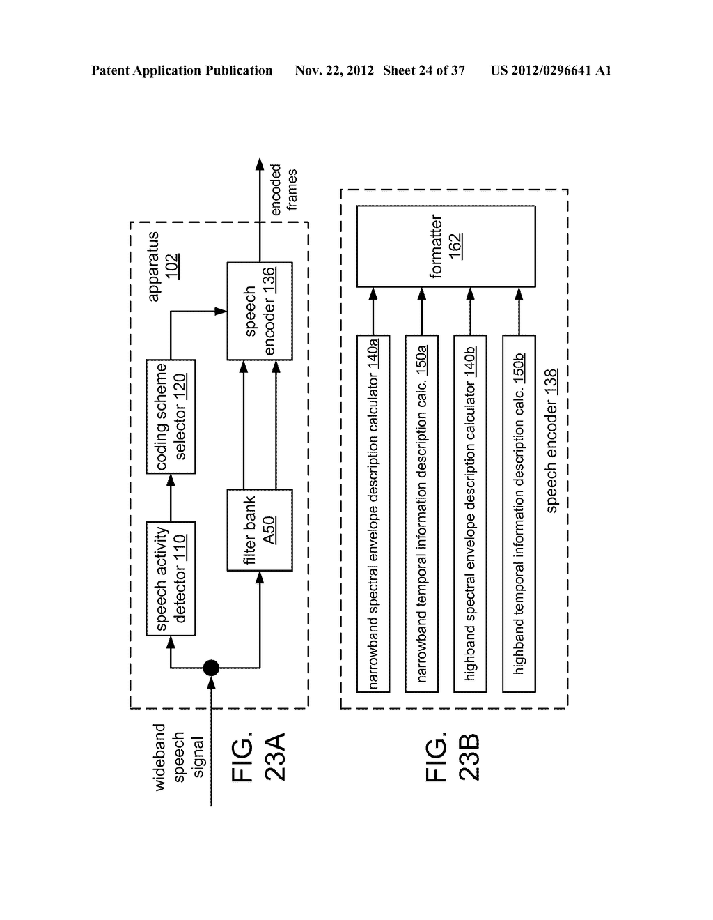 SYSTEMS, METHODS, AND APPARATUS FOR WIDEBAND ENCODING AND DECODING OF     INACTIVE FRAMES - diagram, schematic, and image 25