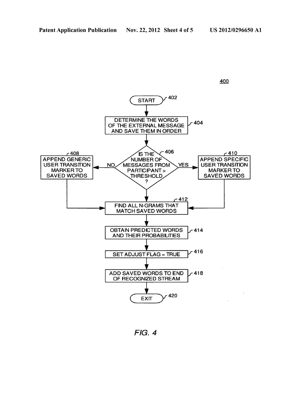 SPEECH RECOGNITION SYSTEM FOR PROVIDING VOICE RECOGNITION SERVICES USING A     CONVERSATIONAL LANGUAGE - diagram, schematic, and image 05