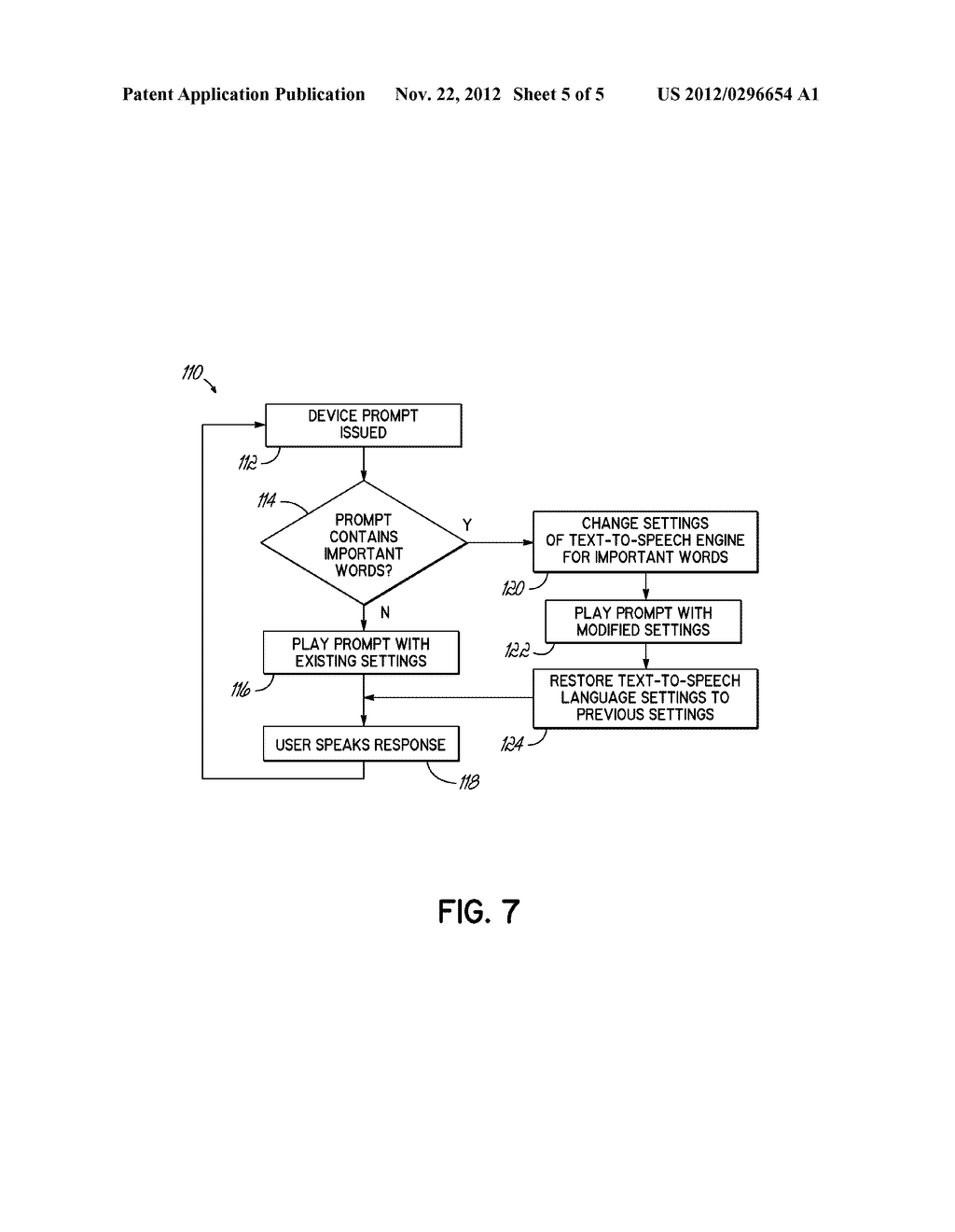 SYSTEMS AND METHODS FOR DYNAMICALLY IMPROVING USER INTELLIGIBILITY OF     SYNTHESIZED SPEECH IN A WORK ENVIRONMENT - diagram, schematic, and image 06