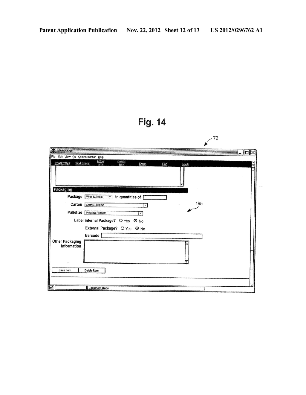 SYSTEM AND METHOD FOR COMPETITIVE PRICING AND PROCUREMENT OF CUSTOMIZED     GOODS AND SERVICES - diagram, schematic, and image 13