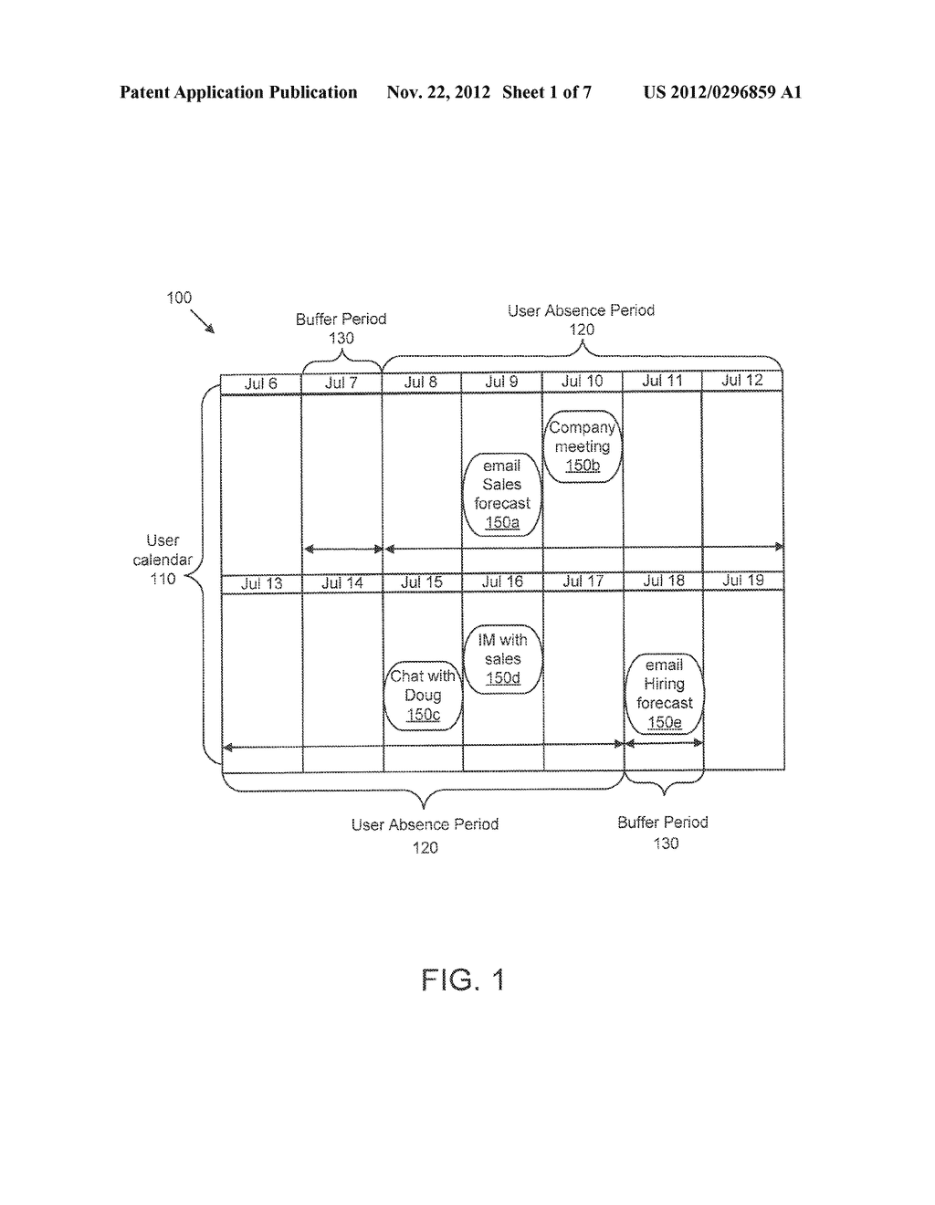 MANAGEMENT OF USER EVENTS SCHEDULED DURING A USER ABSENCE PERIOD - diagram, schematic, and image 02