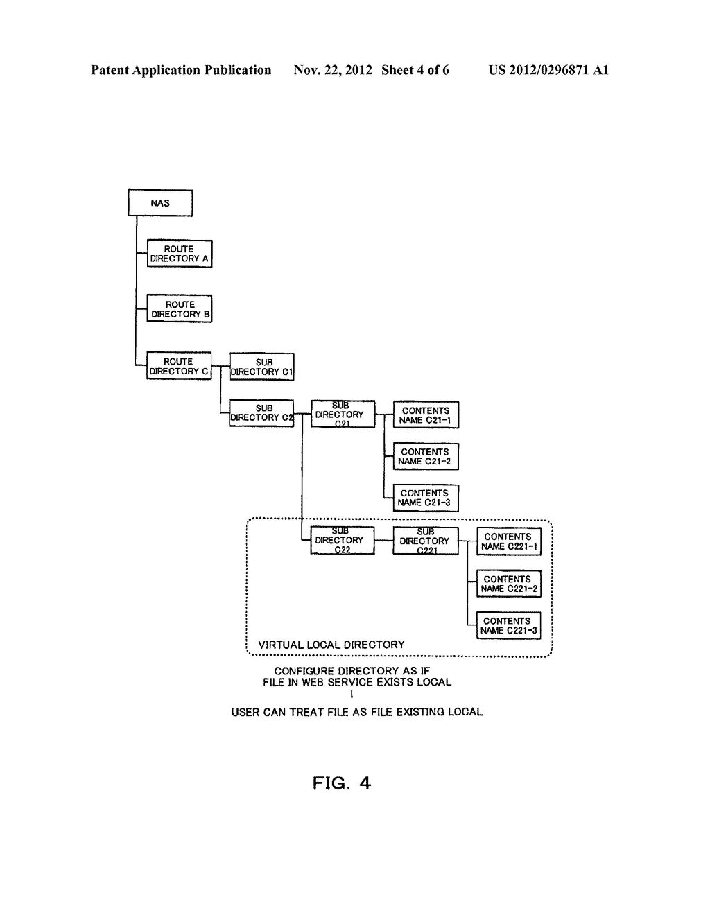 FILE MANAGING APPARATUS FOR PROCESSING AN ONLINE STORAGE SERVICE - diagram, schematic, and image 05