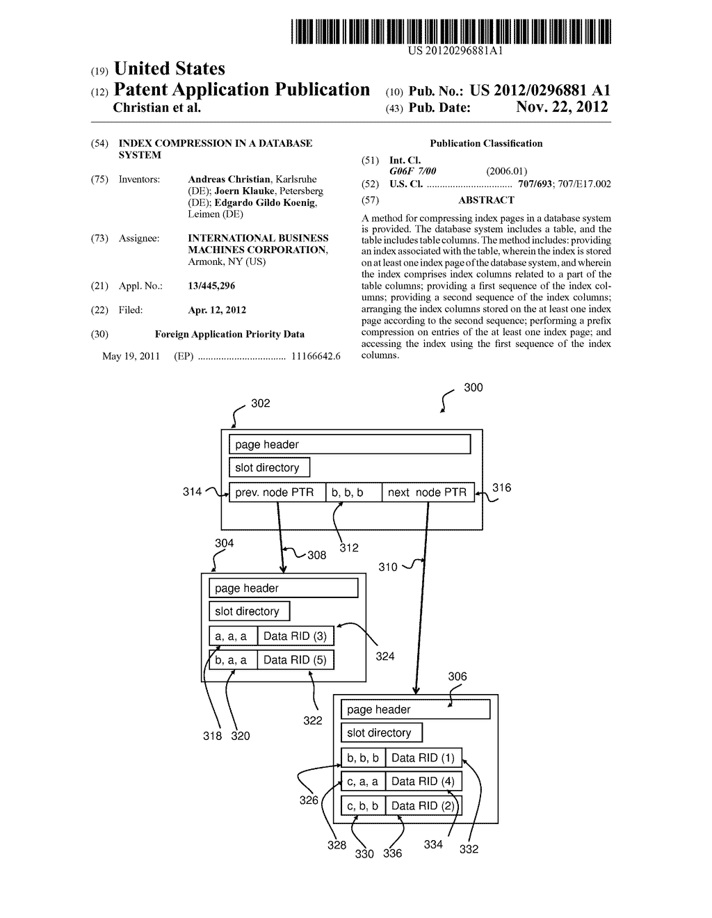 Index Compression in a Database System - diagram, schematic, and image 01