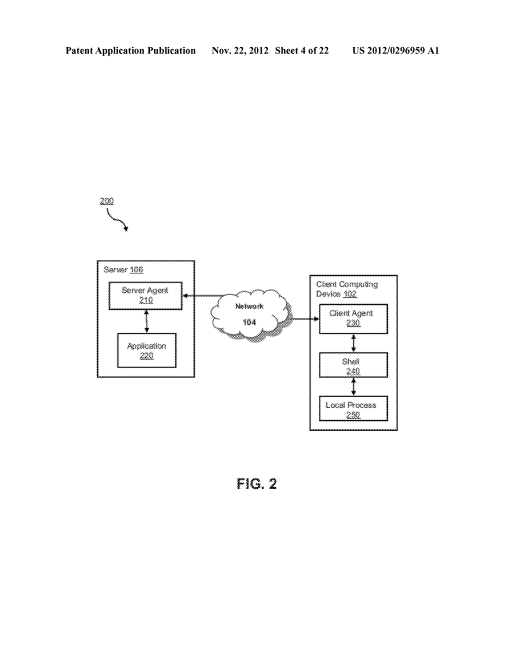 Shell Integration for an Application Executing Remotely on a Server - diagram, schematic, and image 05