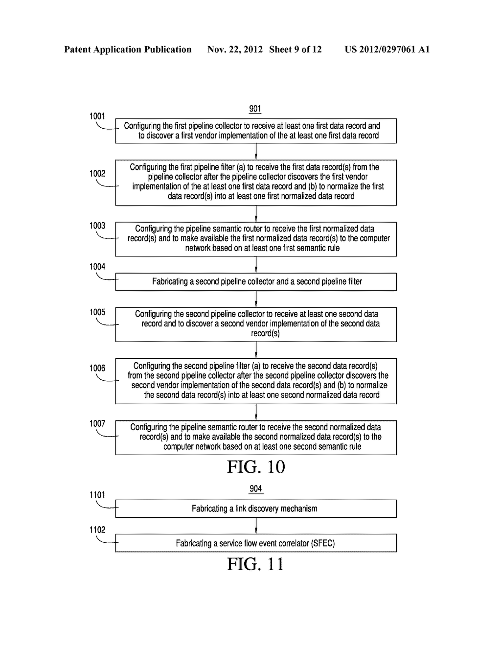 METHOD AND SYSTEM FOR COLLECTING AND MANAGING NETWORK DATA - diagram, schematic, and image 10