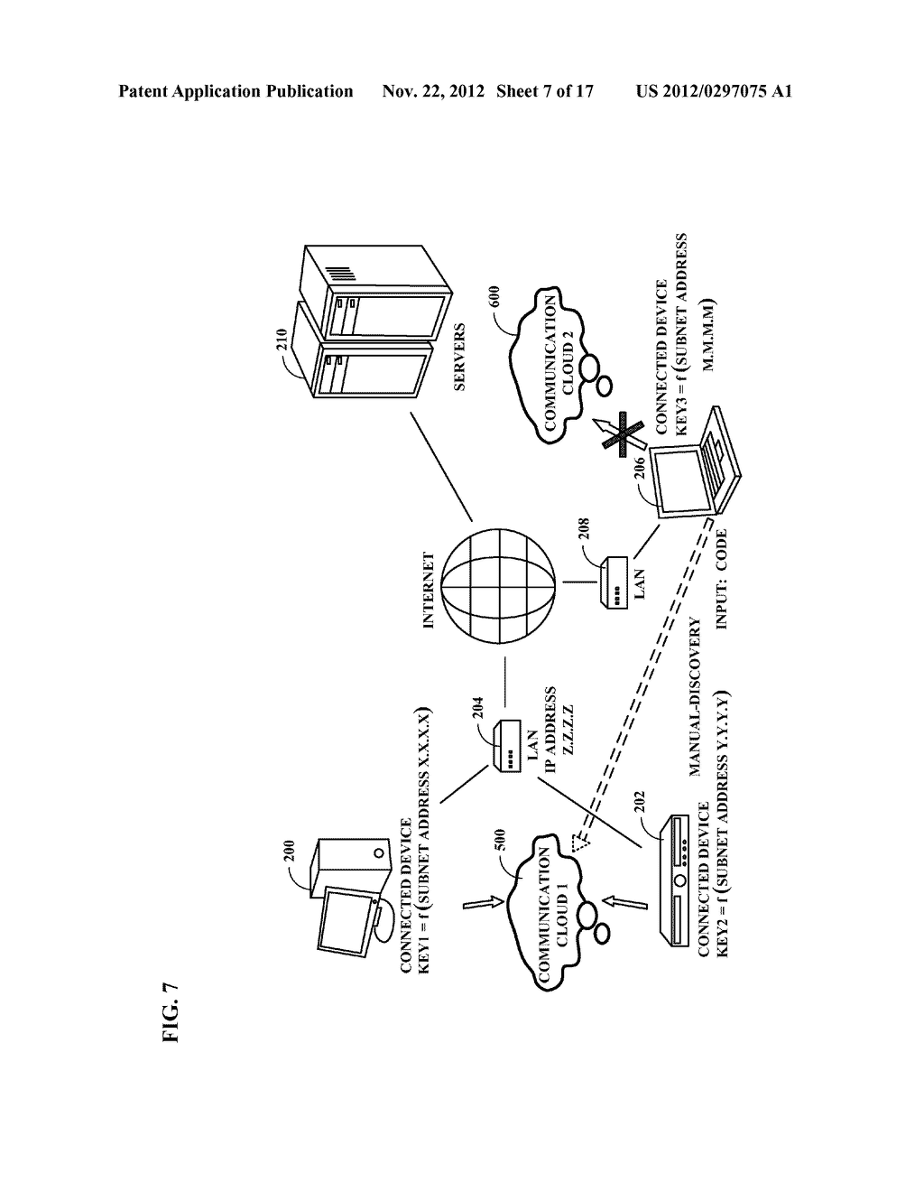 DEVICE INTERCONNECTION AND SERVICE DISCOVERY VIA A COMMUNICATION CLOUD - diagram, schematic, and image 08