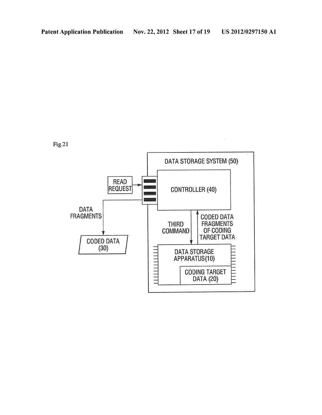 DATA STORAGE APPARATUS, CODING UNIT, SYSTEMS INCLUDING THE SAME, METHOD OF     CODING AND METHOD OF READING DATA - diagram, schematic, and image 18