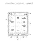 INTELLIGENT USER DETERMINABLE POWER CONSERVATION IN A PORTABLE ELECTRONIC     DEVICE diagram and image