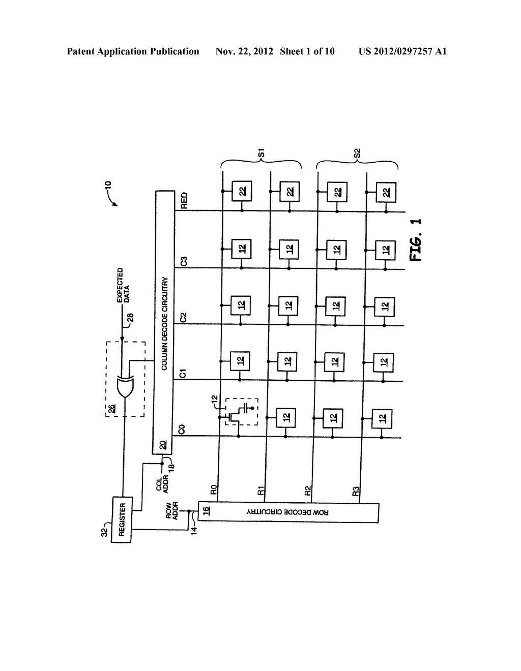 MEMORY DEVICES AND METHOD FOR ERROR TEST, RECORDATION AND REPAIR - diagram, schematic, and image 02