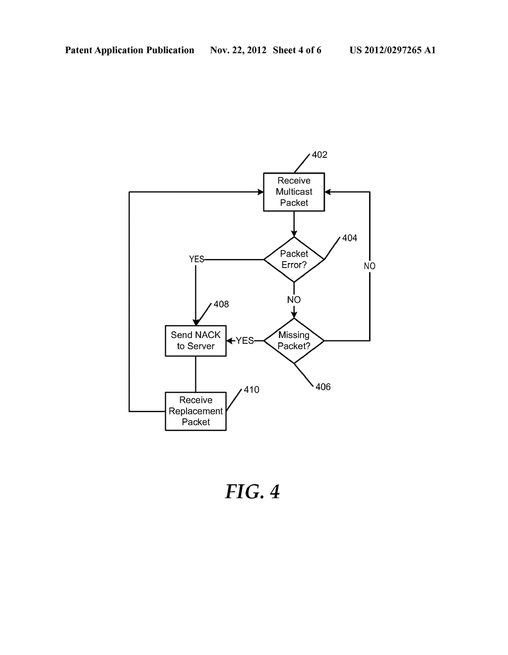 Internet Protocol Multicast with Internet Protocol Unicast/Multicast Error     Correction - diagram, schematic, and image 05