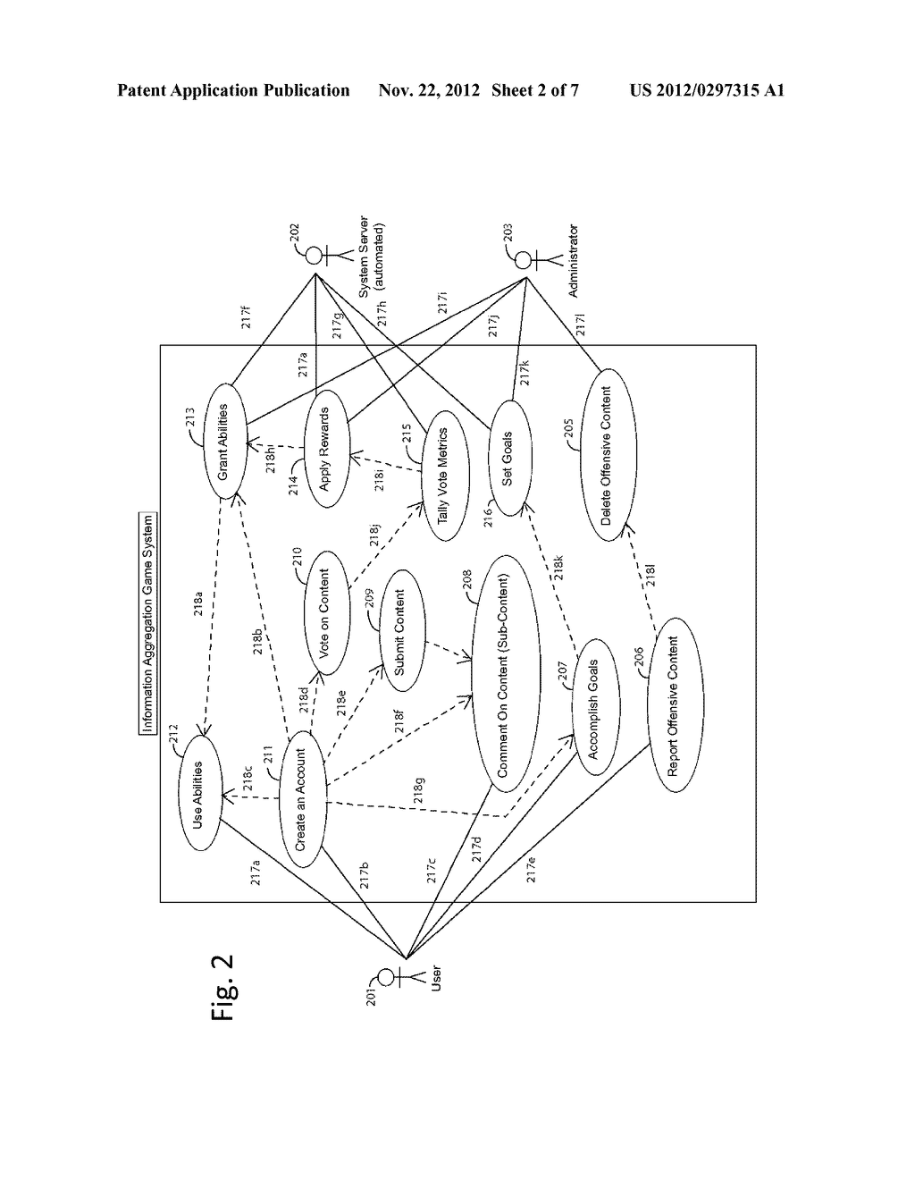 METHOD FOR ADDING GAME ELEMENTS TO INFORMATION AGGREGATION - diagram, schematic, and image 03